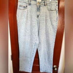 Lane Bryant sparkle jeans, size 18